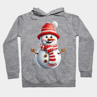 3D Snowman #6 Hoodie